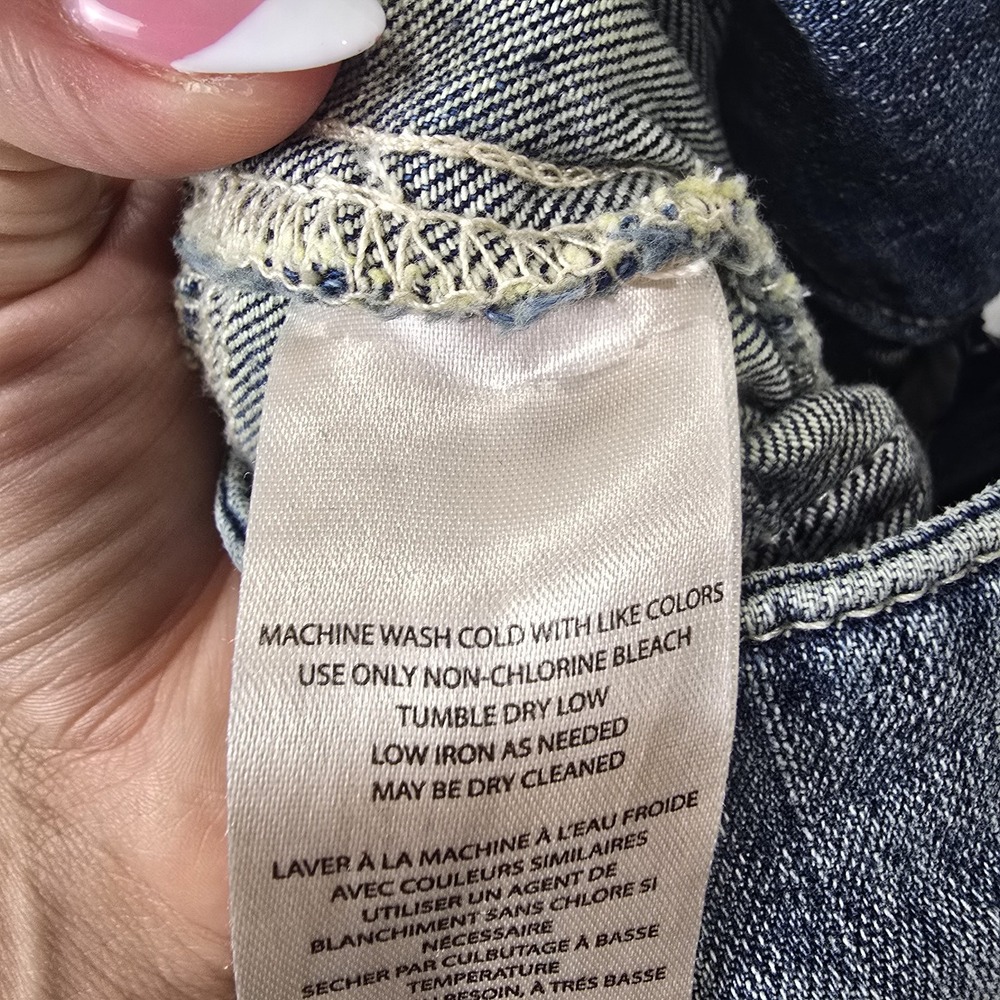 Anthropologie Blue Cropped Jeans - Picture 14 of 14